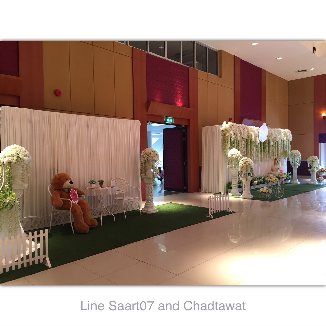 ซุ้มถ่ายภาพงานแต่ง 5 m x 2.5 m