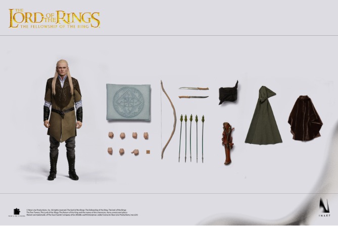 INART x Queen Studios AG-A014 The Lord of the Rings: The Fellowship of the Ring - Legolas