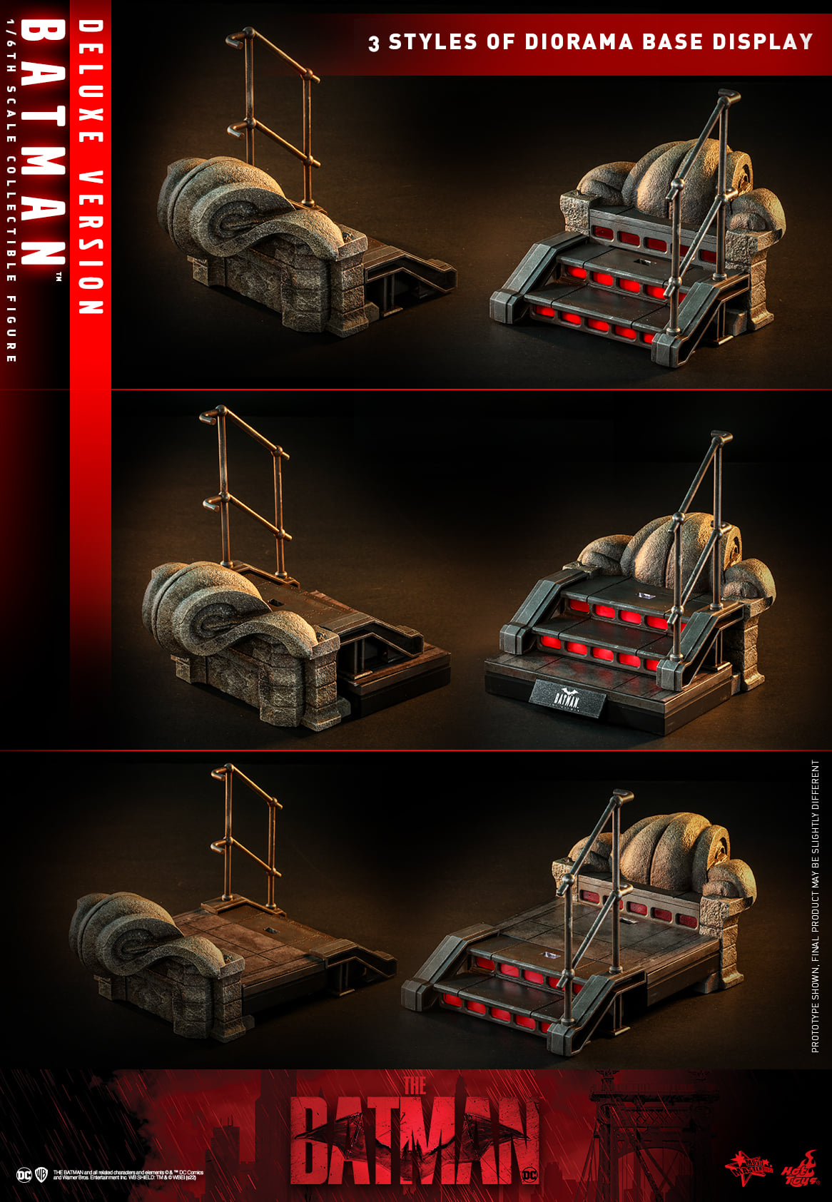 Hot Toys MMS639 1/6 The Batman - Batman (Deluxe Version)