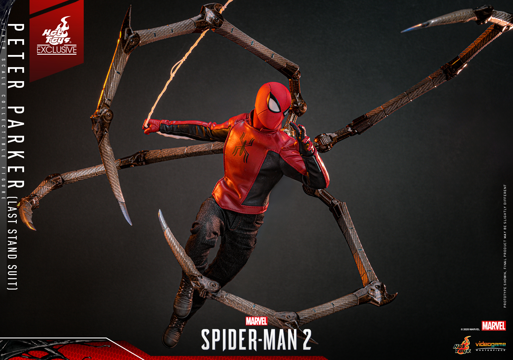 Hot Toys VGM71 Marvel's Spider-Man 2 - Peter Parker (Last Stand Suit) [Hot Toys Exclusive]