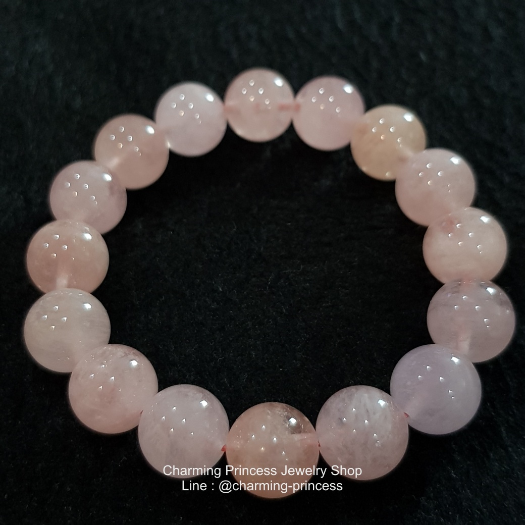 Morganite มอร์แกไนท์ เกรด AAA 12 มม รักที่ไม่มีเงื่อนไข