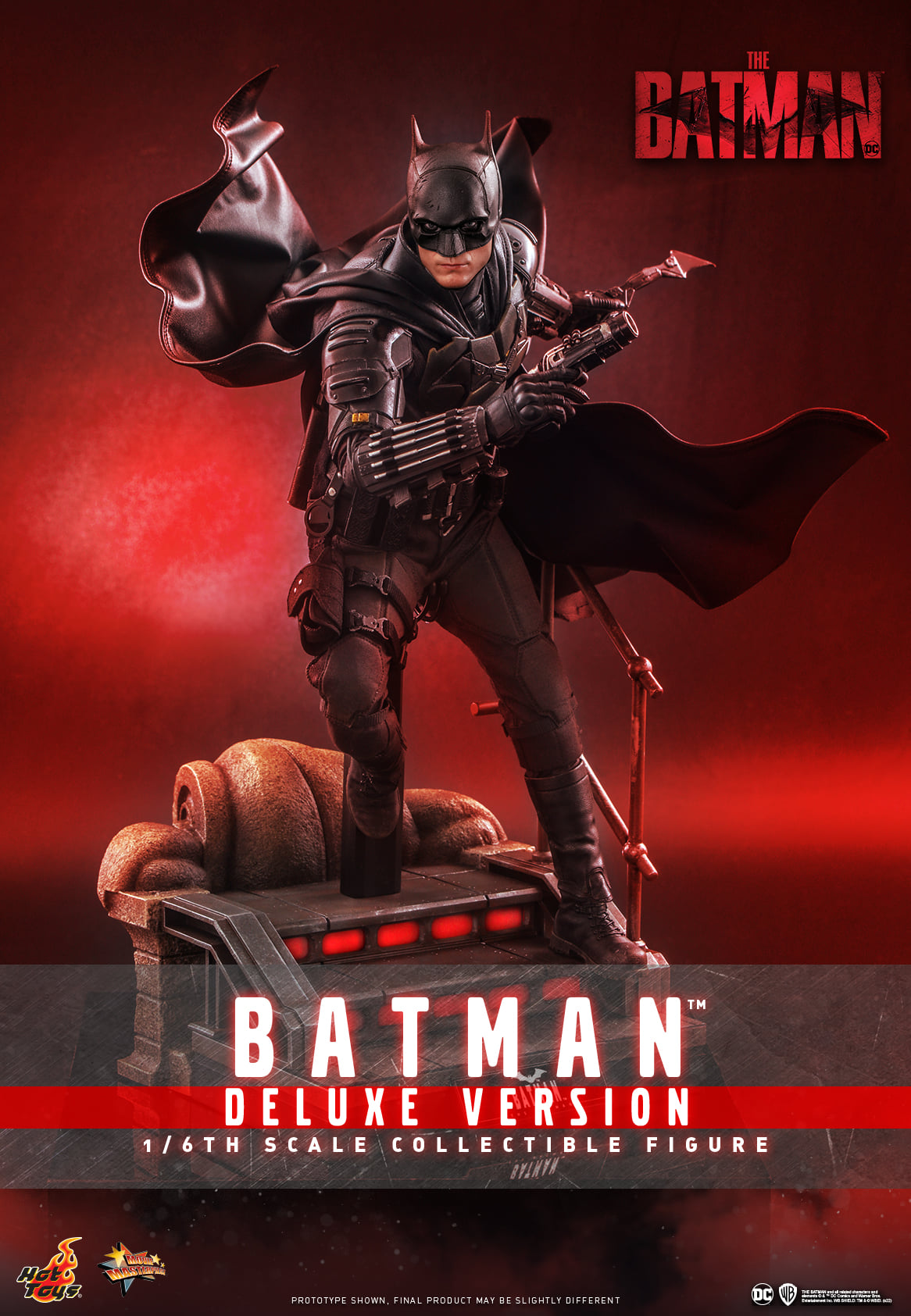 Hot Toys MMS639 1/6 The Batman - Batman (Deluxe Version)