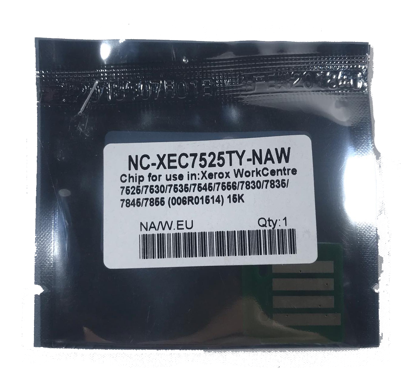 Chip Toner for use in Fuji xerox 7525,7530,7535,7545,7556,7835,7845,7855