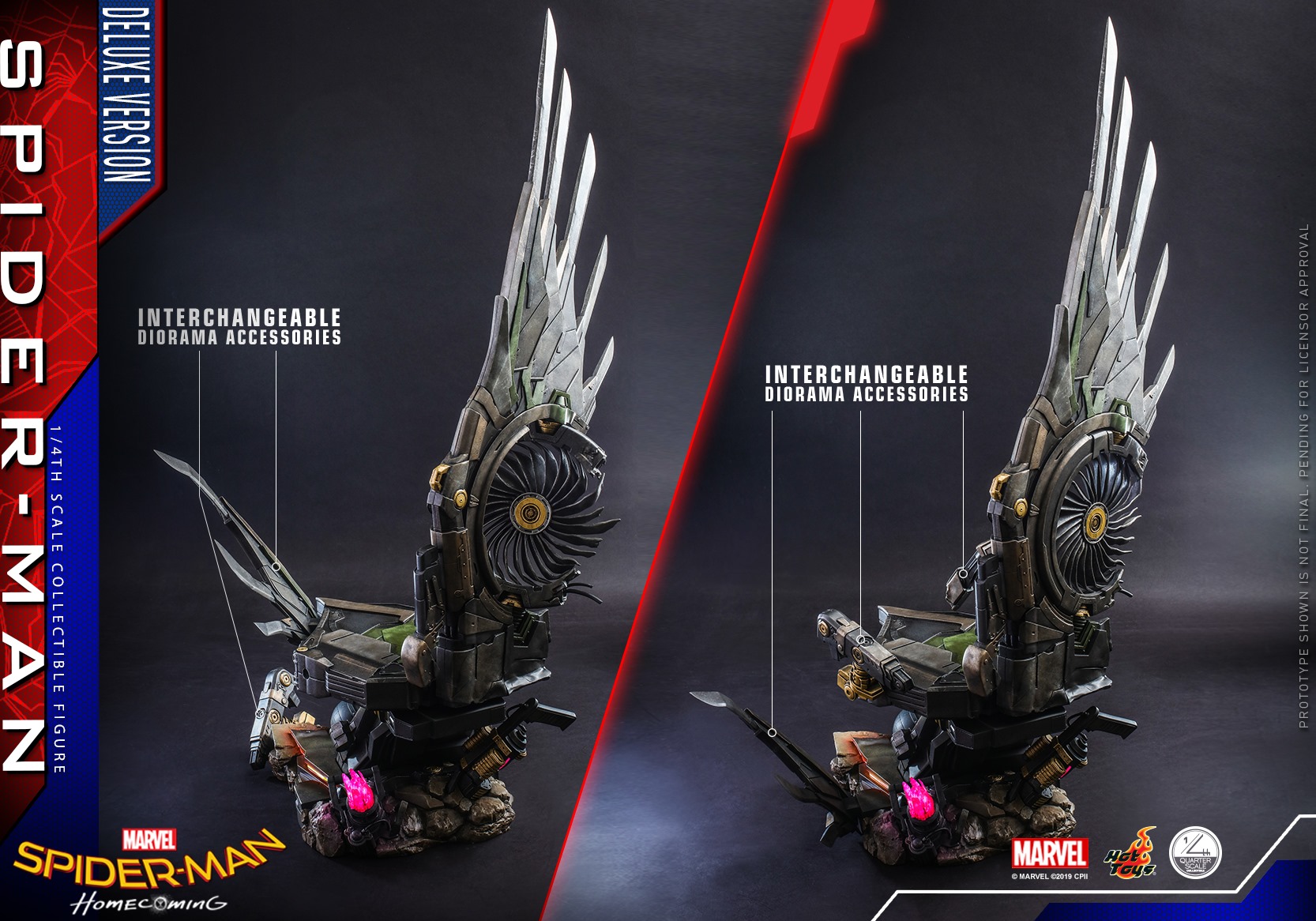 Hot Toys QS015 Spider-Man: Homecoming 1/4 Spider-Man (Deluxe Version)