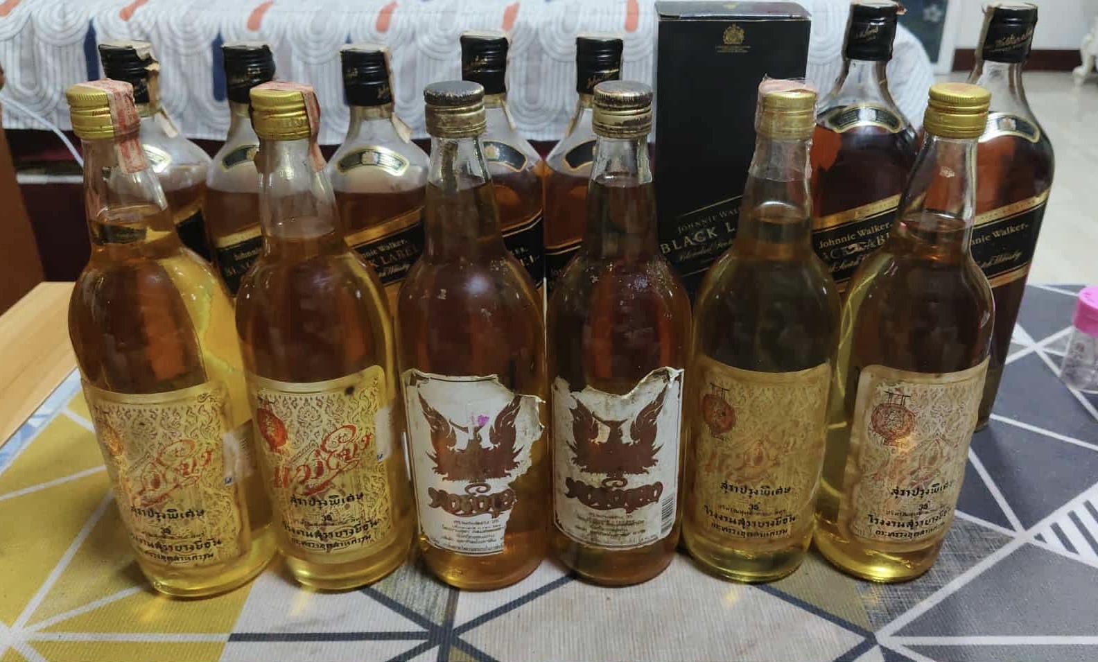 แม่โขง กลม หงษ์ทองกลม ขนาด750ml แม่โขงโบราณ สุราหงษ์ทอง
