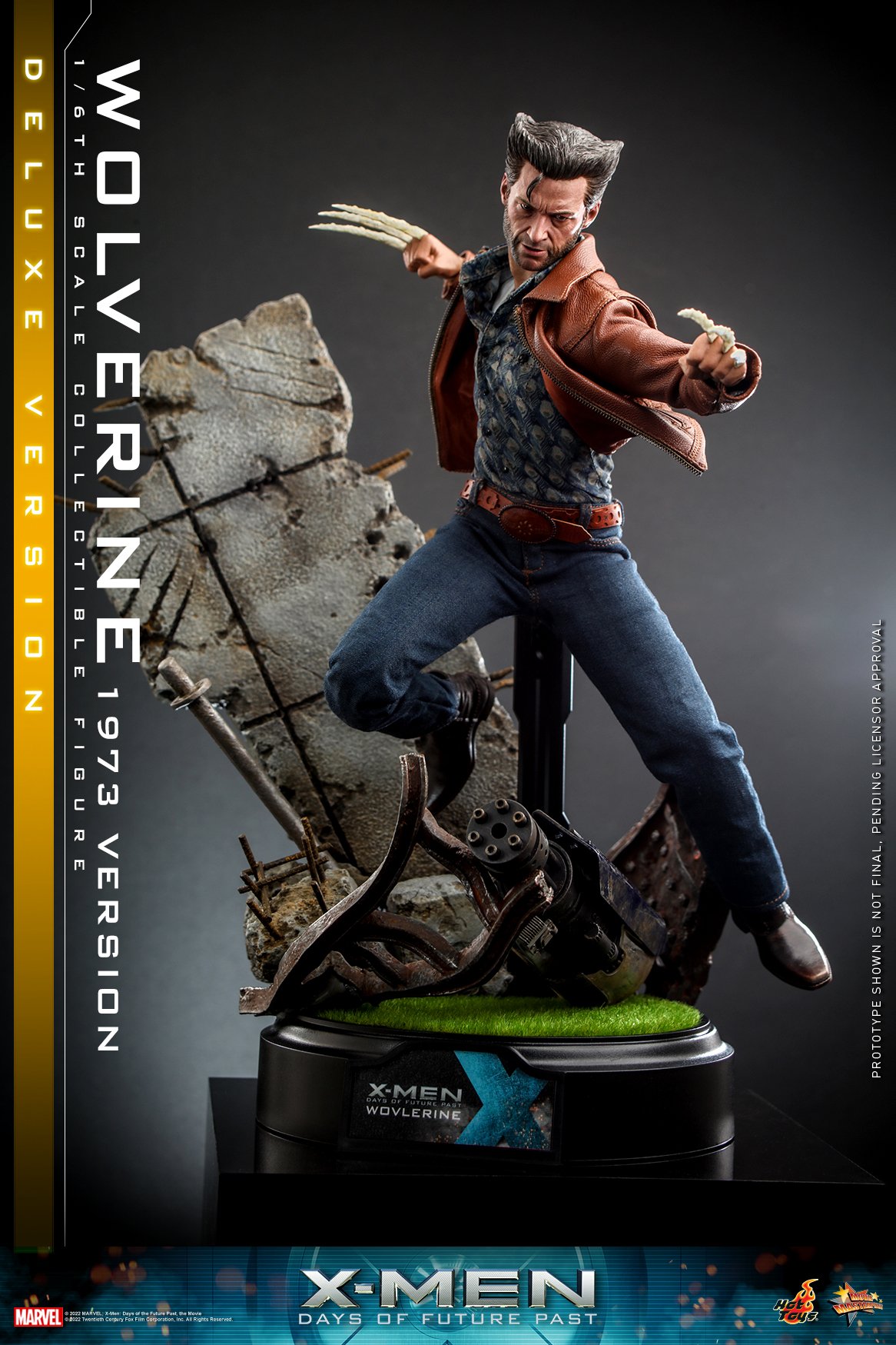 Hot Toys MMS660B 1/6 X-Men: Days of Future Past - Wolverine 1973 Version (Deluxe Version) [Special Edition Bonus]