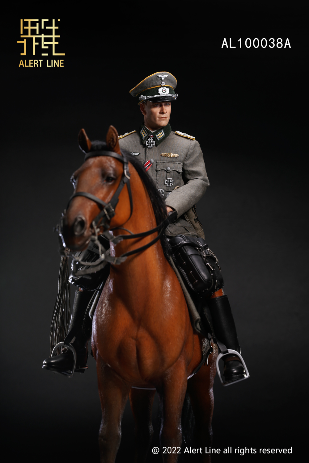 Alert Line AL100038A 1/6 WWII German Battle Steed (Brown)