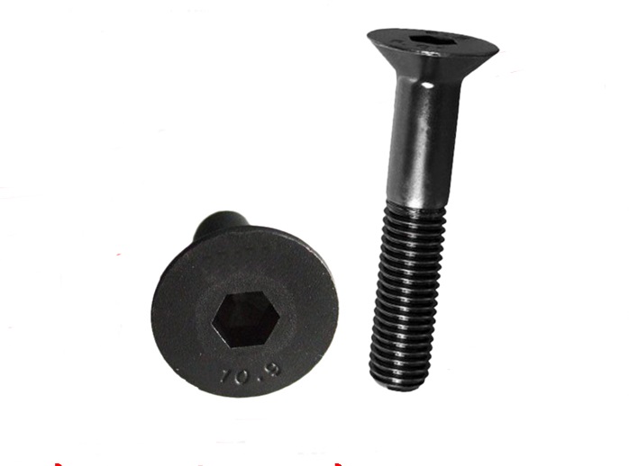 สกรูหัวเทเปอร์สีดำ Screw Flat M5 / ชิ้น