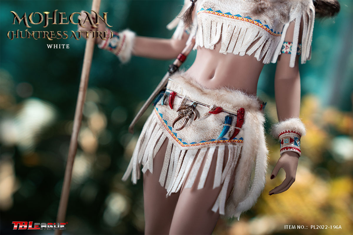 TBLeague PL2022-196A 1/6 Mohegan Huntress Attire White