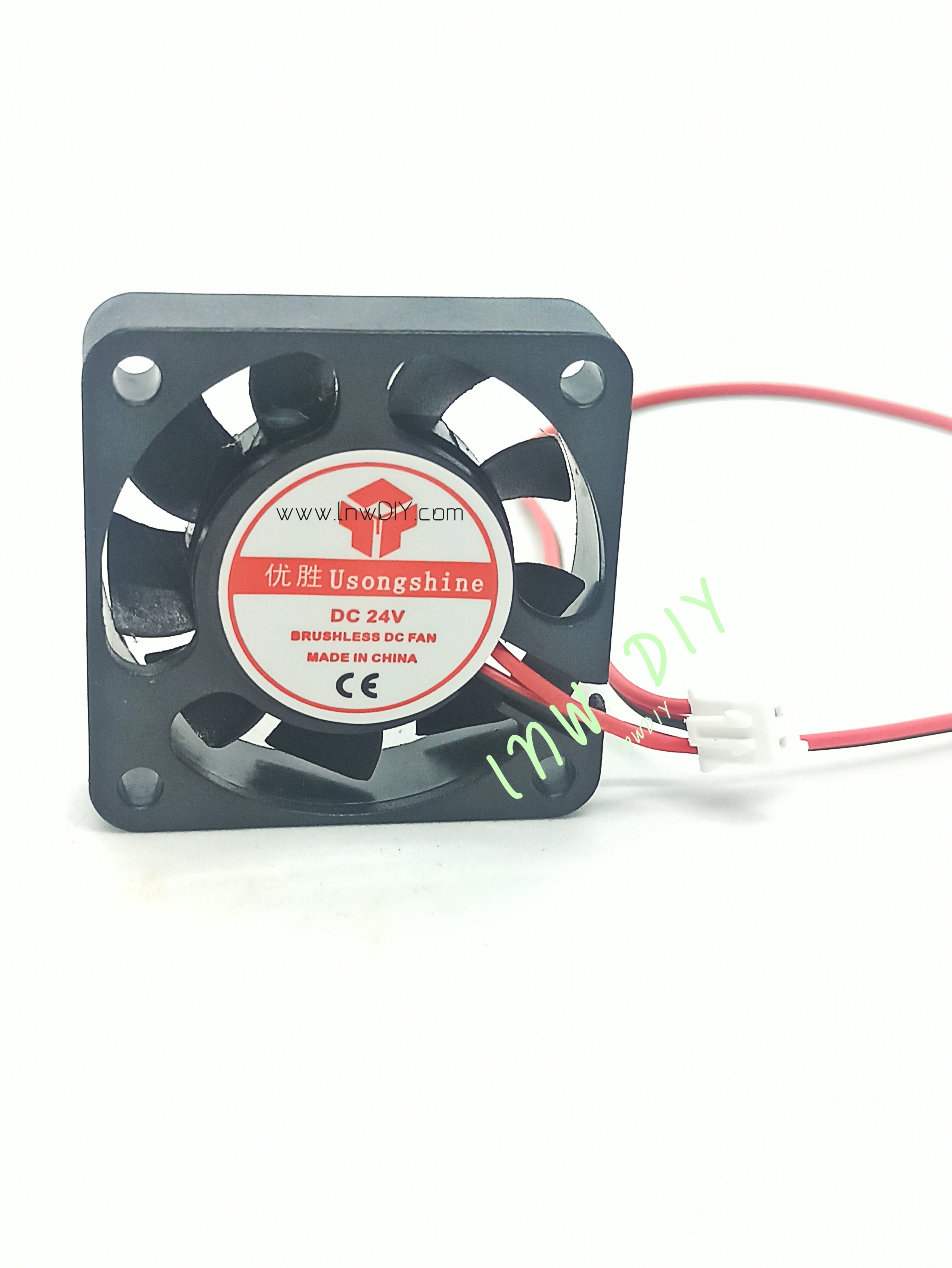 พัดลม cooling fan 40 x 40 x 10mm. 4010 24V