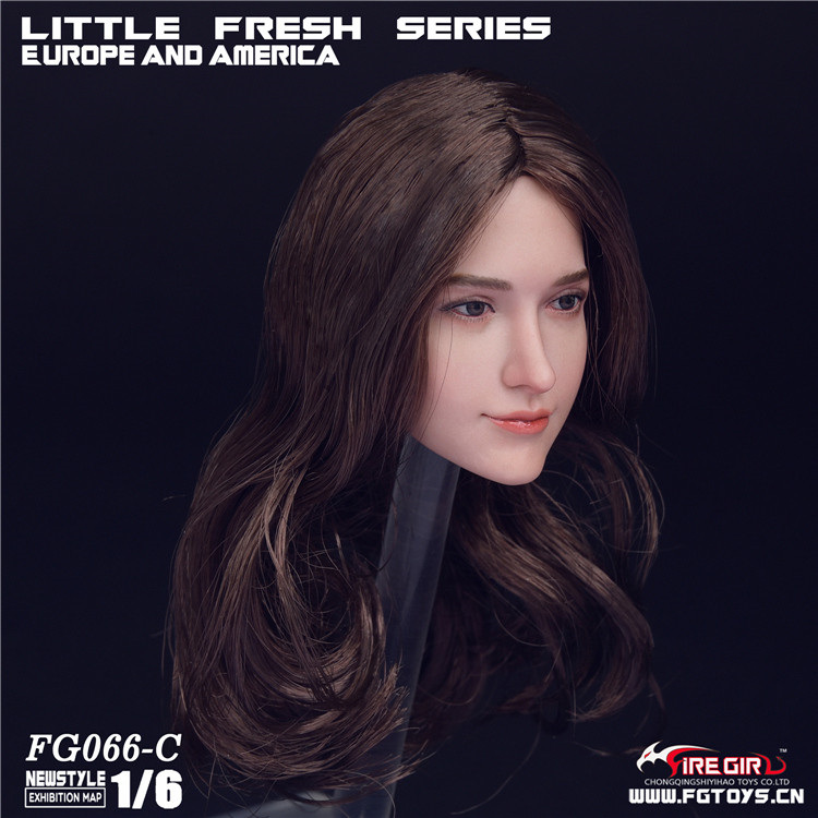 Fire Girl Toys FG066 1/6 European and American sweet women headsculpt