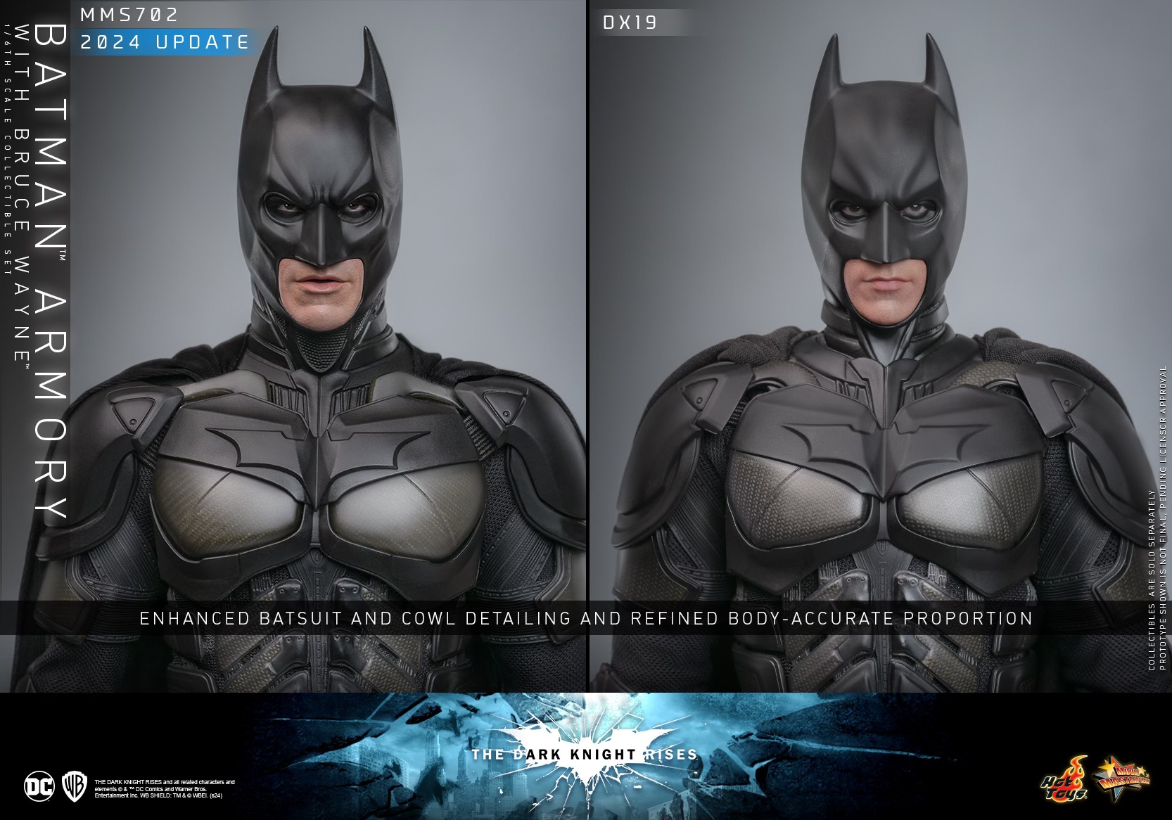 Hot Toys MMS702 1/6 The Dark Knight Rises - Batman Armory with Bruce Wayne