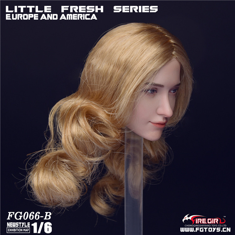 Fire Girl Toys FG066 1/6 European and American sweet women headsculpt