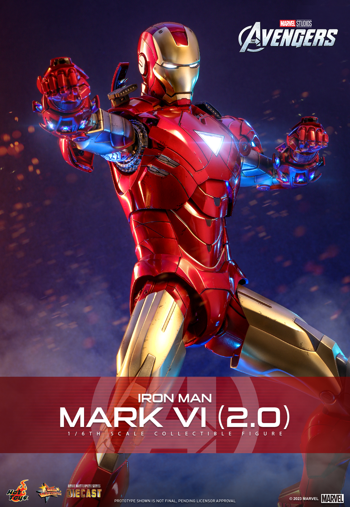 Hot Toys MMS687D52 1/6 The Avengers - Iron Man Mark VI (2.0)