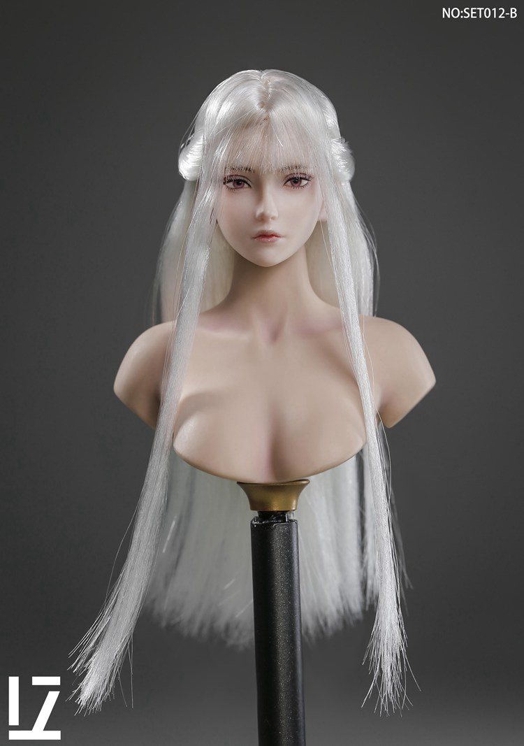 LZ TOYS LZ-SET012 1/6 Hair Transplant Female Headsculpt Zero