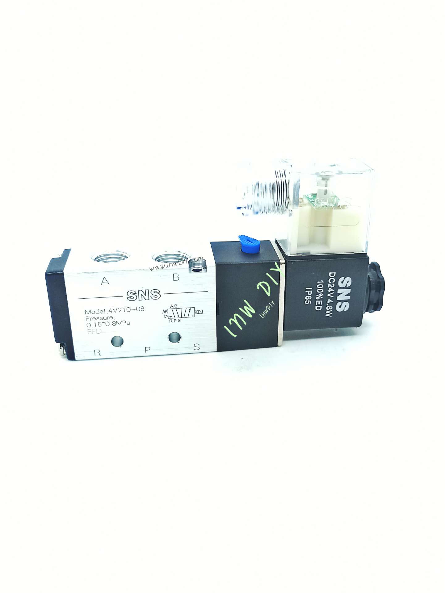 โซลินอยด์ วาล์ว Solenoid Valve 4V210-08 DC 24V 4.8 W