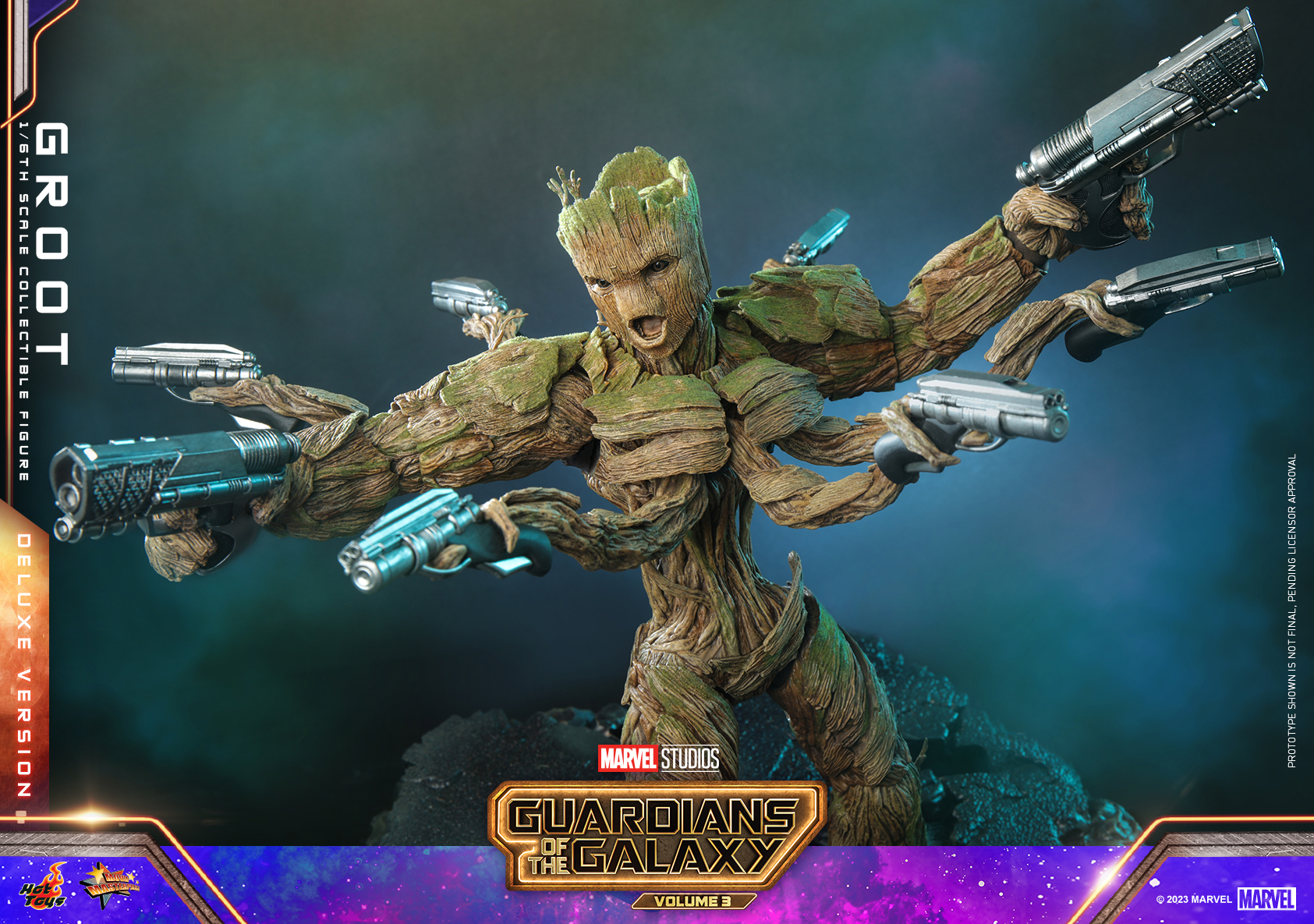Hot Toys MMS707 1/6 Guardians of the Galaxy Vol. 3 - Groot (Deluxe Version)