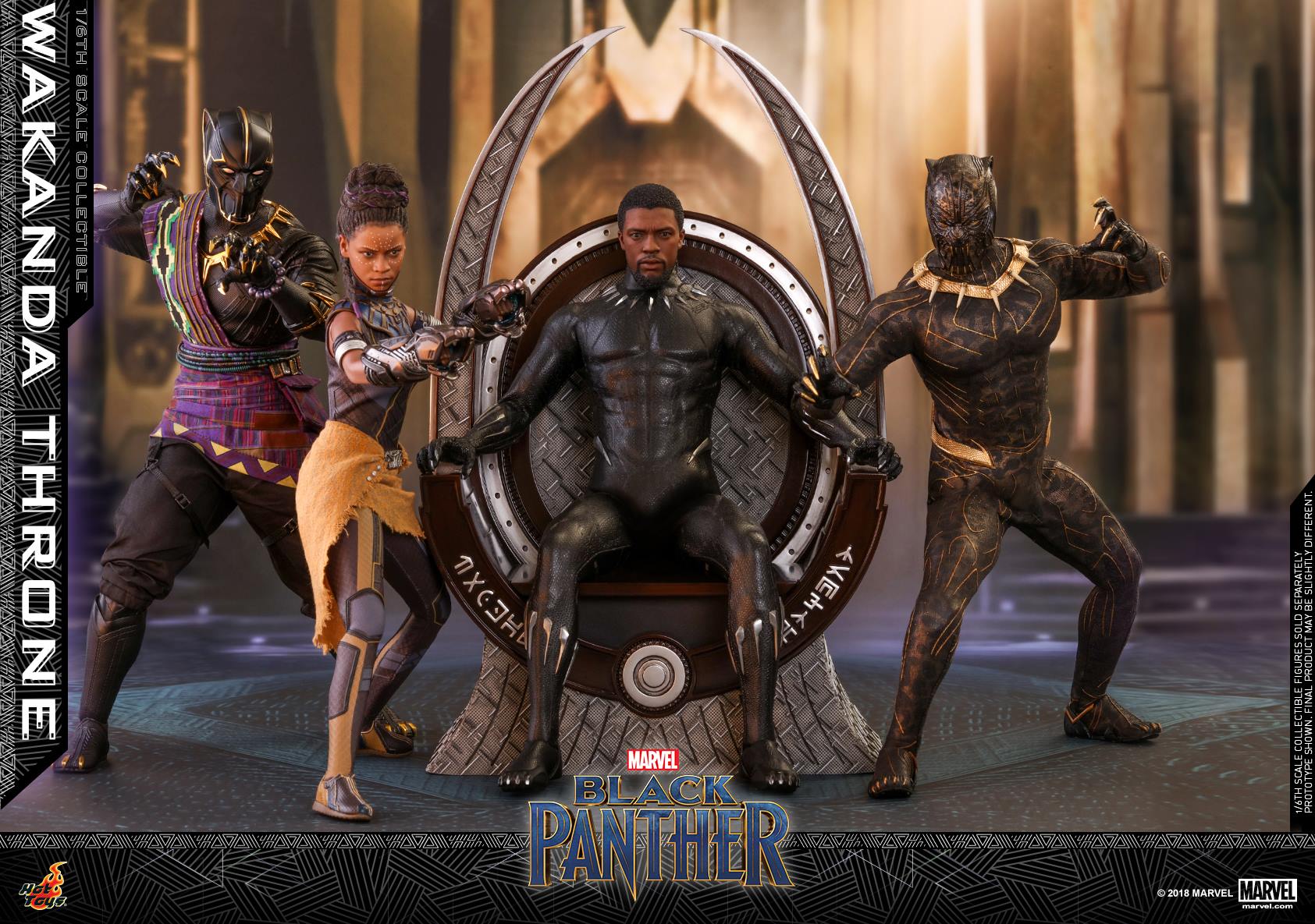 Hot Toys ACS005 BLACK PANTHER - WAKANDA THRONE