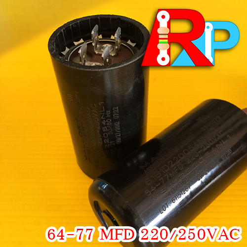 คาปา สตาร์ท 64-77uF 220/250vAC
