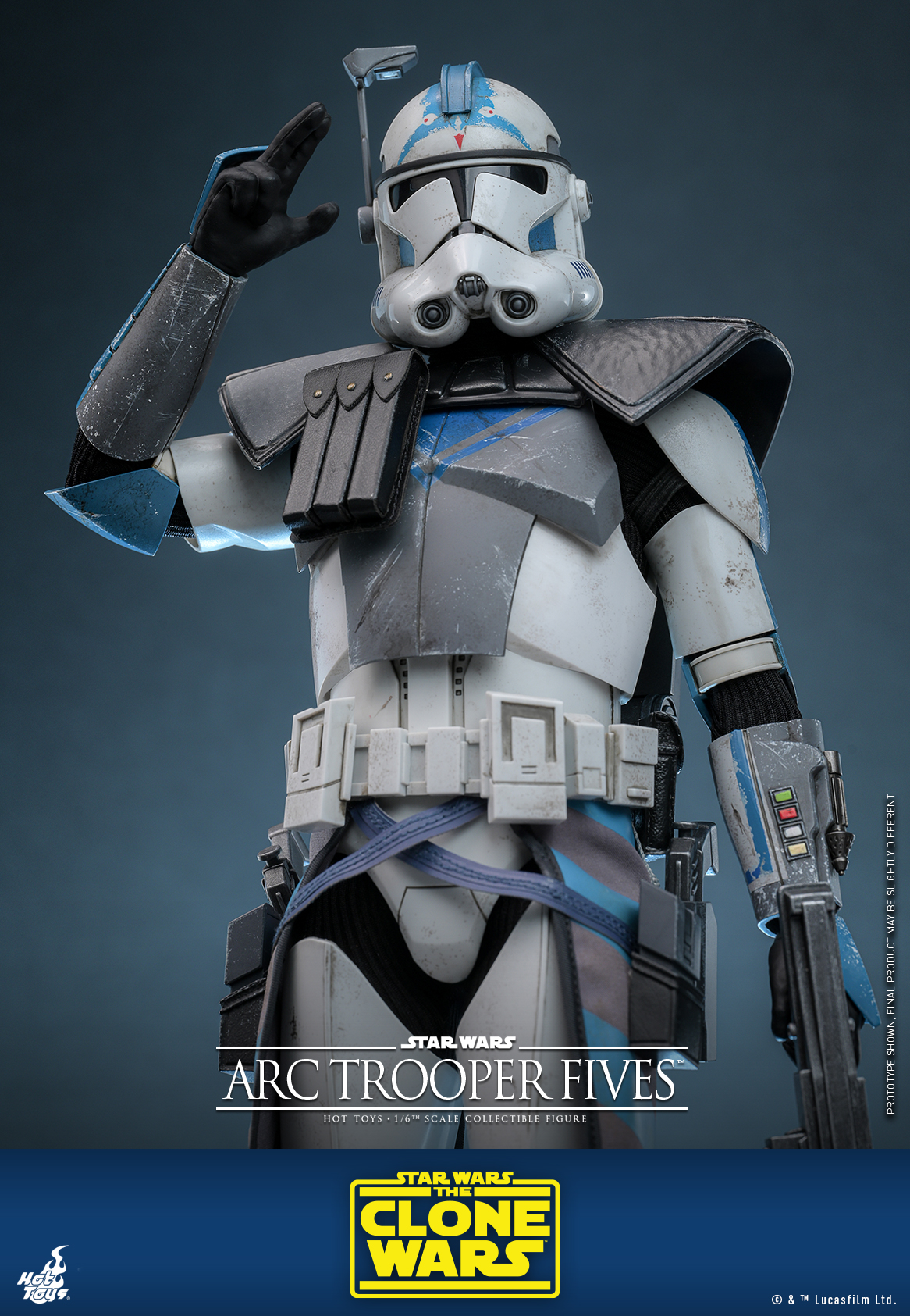 Hot Toys TMS132 Star Wars: The Clone Wars - Arc Trooper Fives