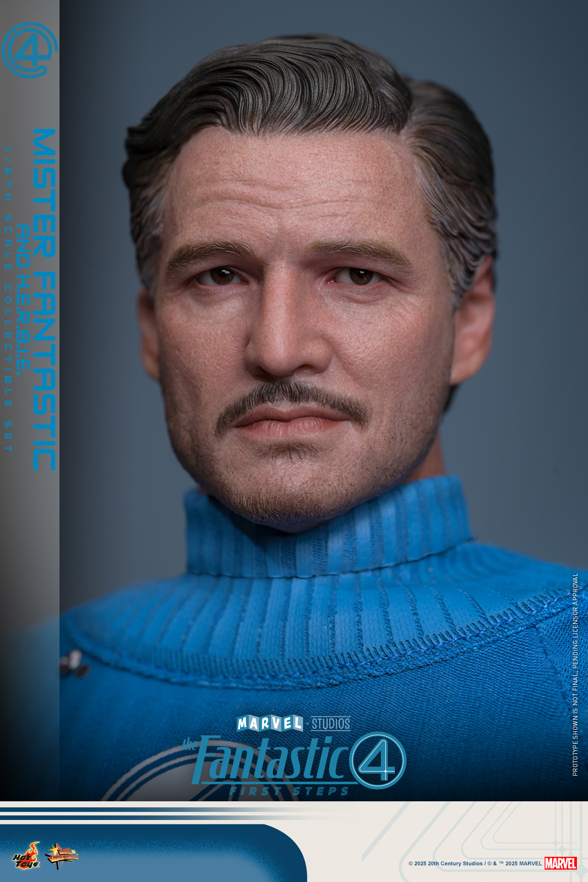 Hot Toys MMS822 The Fantastic Four: First Steps - Mister Fantastic and H.E.R.B.I.E.