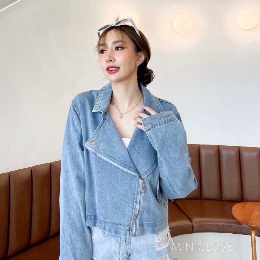 แจ็คเก็ตยีนส์กันหนาว สไตล์Zara