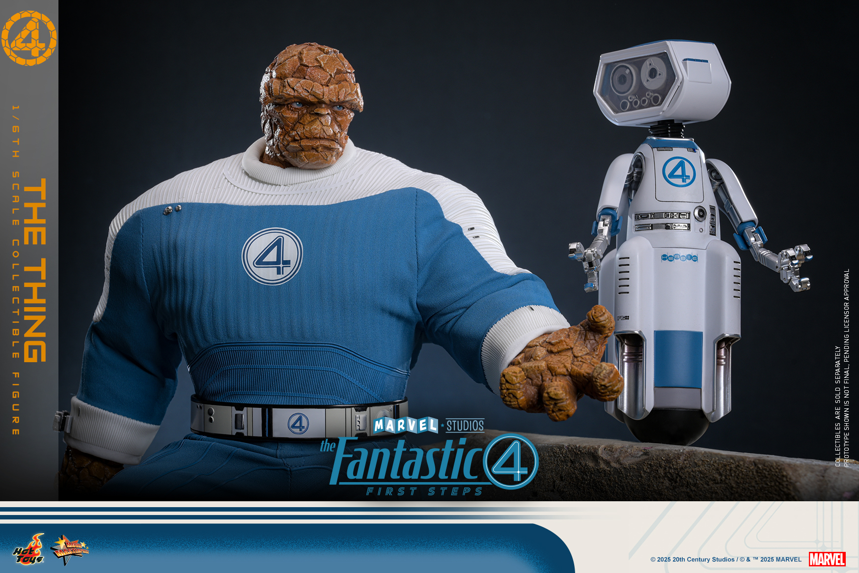 Hot Toys MMS813 The Fantastic Four: First Steps - The Thing