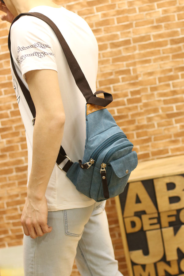 พร้อมส่งกระเป๋าผู้ชายคาดไหล่แฟขั่นเกาหลี