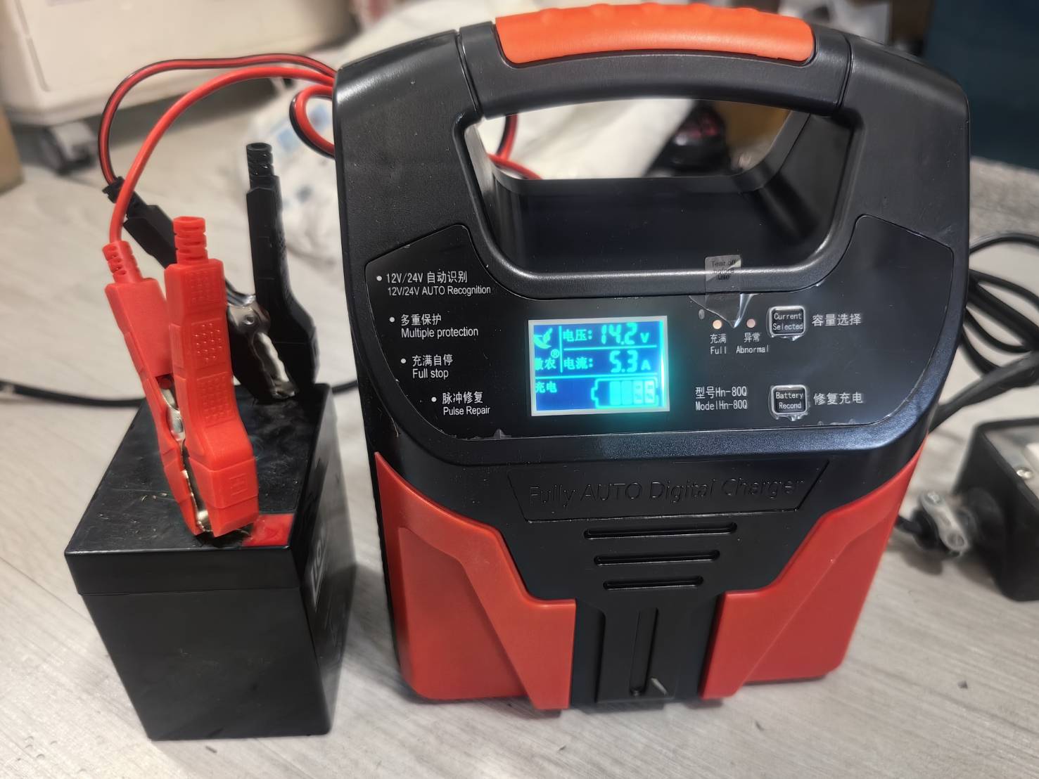 OT190 เครื่องชาร์จแบต 12/24V รุ่นดีที่สุดในจีน รับประกัน 1 ปี ทนทาน จ่ายไฟแรงเต็มเร็ว ฟื้นฟูแบตได้