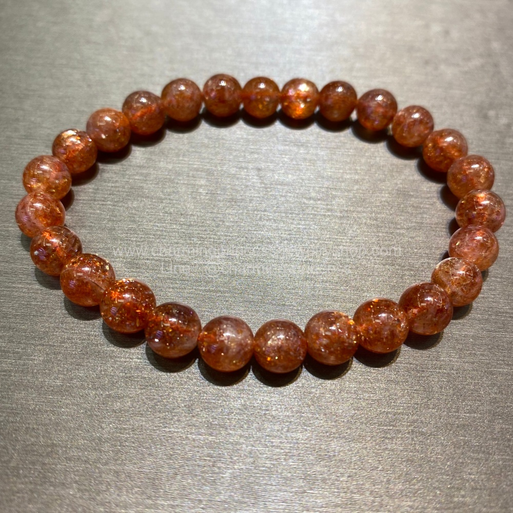 Sunstone ซันสโตน AAA+ 7 มม สวยมีประกายระยิบระยับ