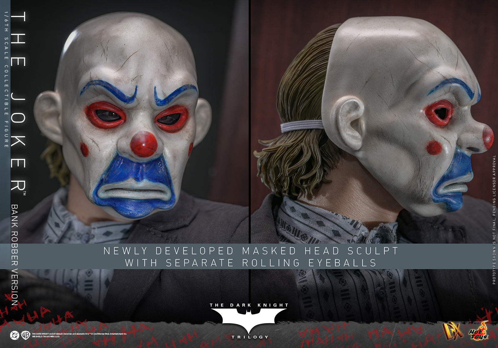 Hot Toys DX50 The Dark Knight Trilogy - The Joker (Bank Robber Version)