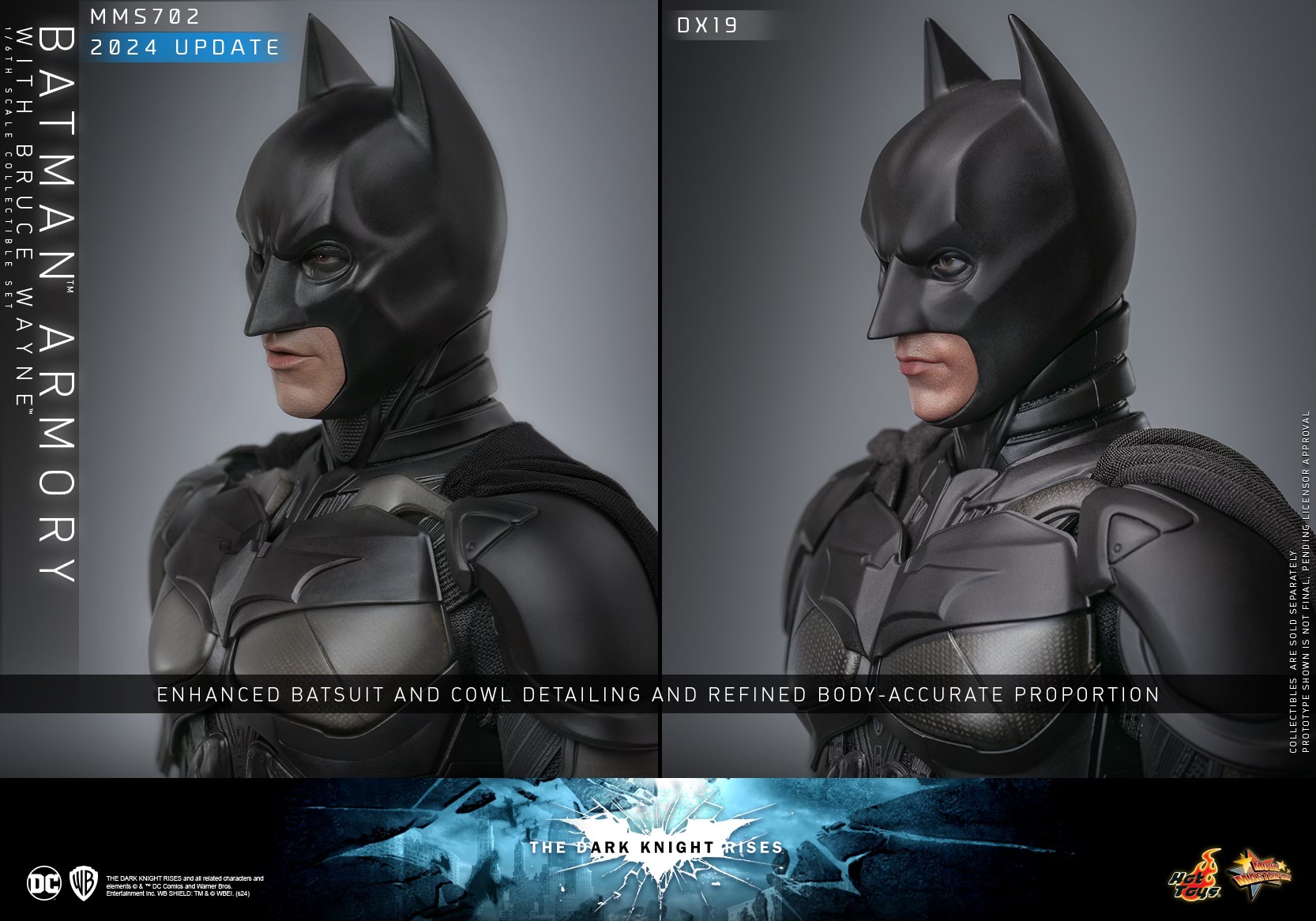 Hot Toys MMS702 1/6 The Dark Knight Rises - Batman Armory with Bruce Wayne