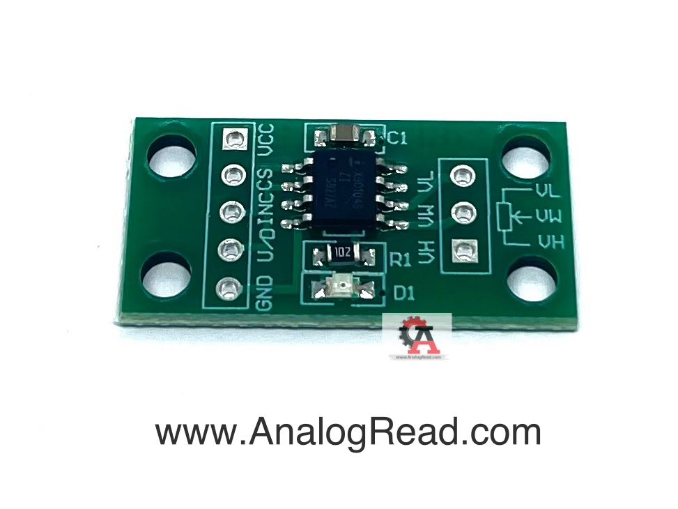 X9C104S Digital Potentiometer Module DC3V-5V