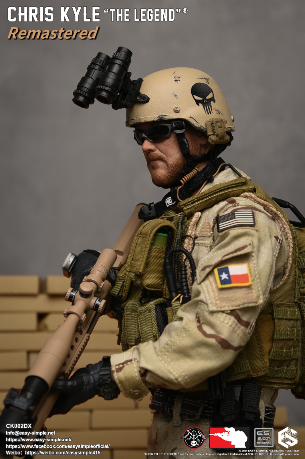 BlackOpsToys X Easy&Simple ES CK002DX Chris Kyle "The Legend" Remastered (Deluxe Version)