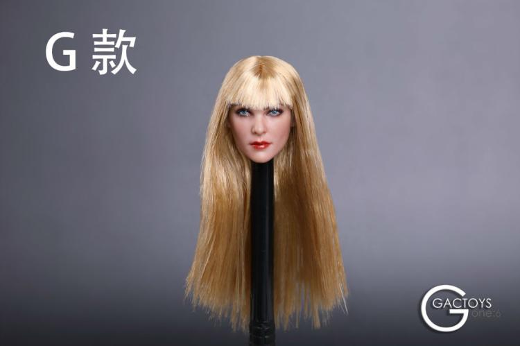 GACTOYS GC019A,C,D,E,F European and American Cold Female Head