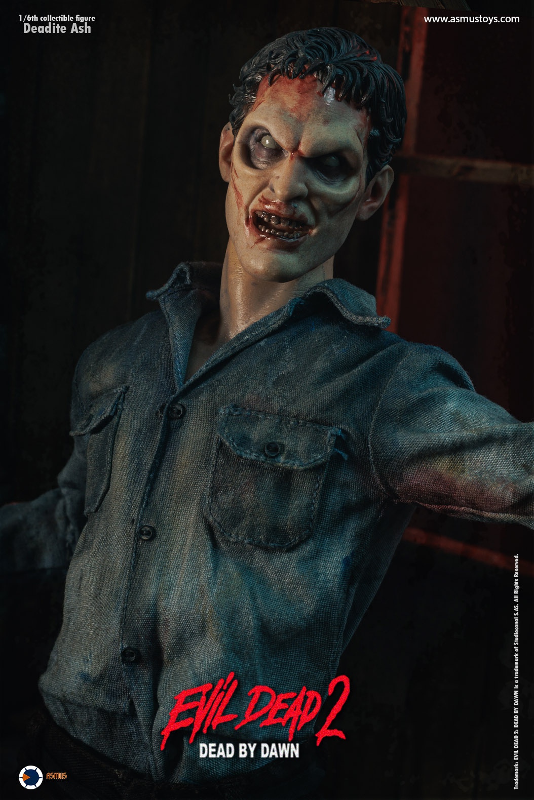 ASMUS TOYS EDA002 EVIL DEAD 2: DEAD BY DAWN - DEADITE ASH