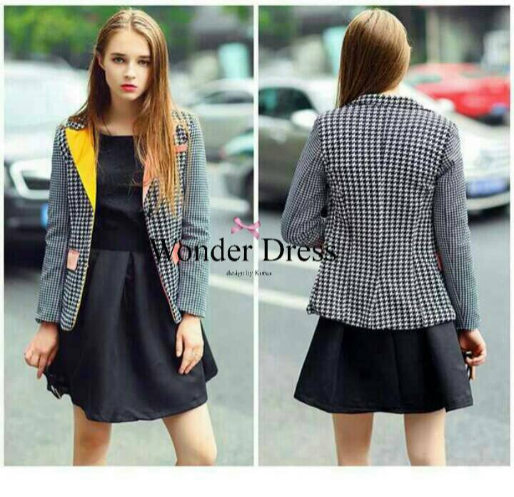 Blazer เบลเซอร์สูท สูทแขนยาวลายชิโนริ