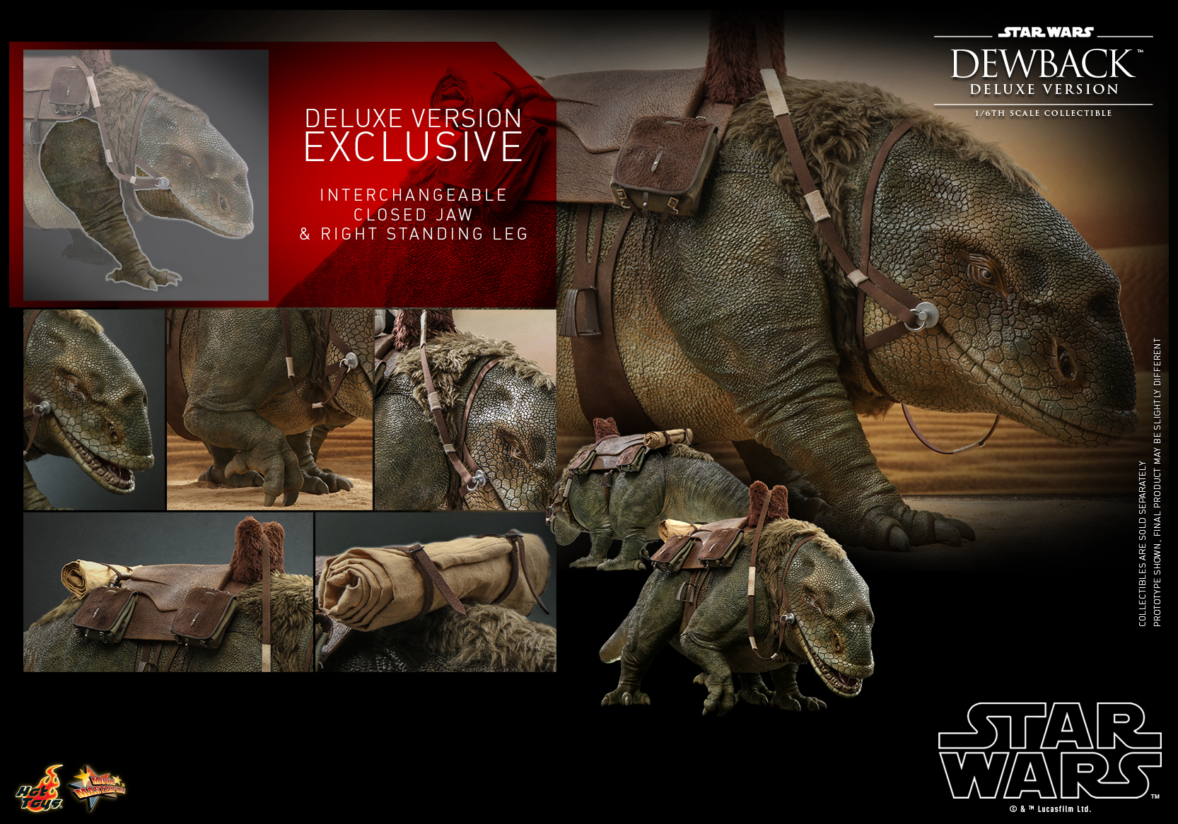 Hot Toys MMS720 1/6 Star Wars Episode IV: A New Hope™ - Dewback™ (Deluxe Version)