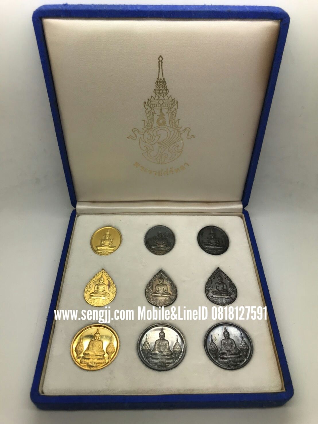 ชุดเหรียญทองคำ-เงิน-ทองแดง พระแก้วมรกต 3 ฤดู ร้อน-ฝน-หนาว พระราชศรัทธา