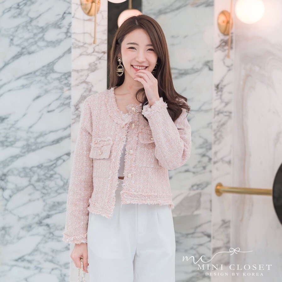 เสื้อคลุมทวีตสไตล์เกาหลี