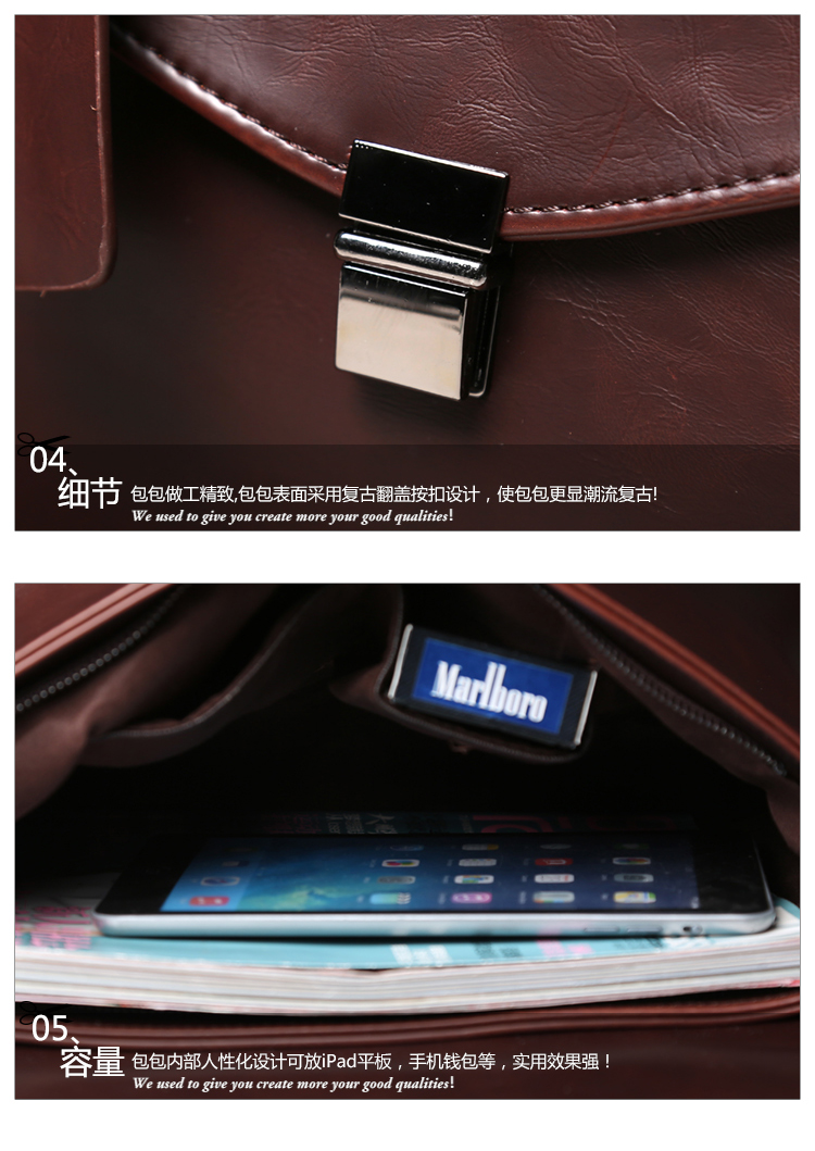 พร้อมส่ง กระเป๋าผู้ชายถือและสายพายข้าง นักธุรกิจใส่หนังสือ เอกสาร ใส่ ipad แฟขั่นเกาหลี