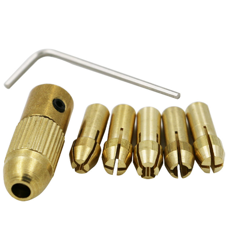 CH06 ชุดหัวจับดอกสว่านจิ๋ว 0.5-3.0 mm สำหรับ DIY เปลี่ยนมอเตอร์เป็นสว่าน
