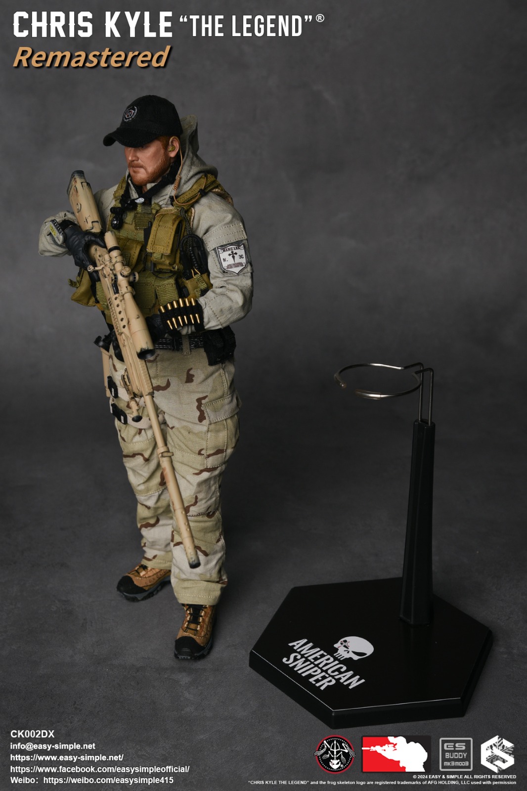 BlackOpsToys X Easy&Simple ES CK002DX Chris Kyle "The Legend" Remastered (Deluxe Version)