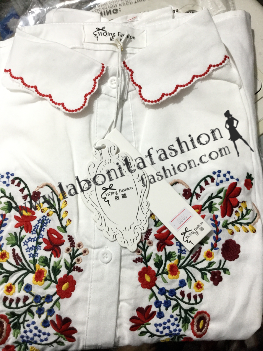 Korea Fairy shirt เสื้อเชิ้ตสีขาว คอหยักๆ เสื้อเกาหลีสวยๆ เสื้อผ้างานดีมีป้าย สไตล์เซเลบใส่ ตัวนี้งานป้ายเกาหลีเลยนะจ๊ะ