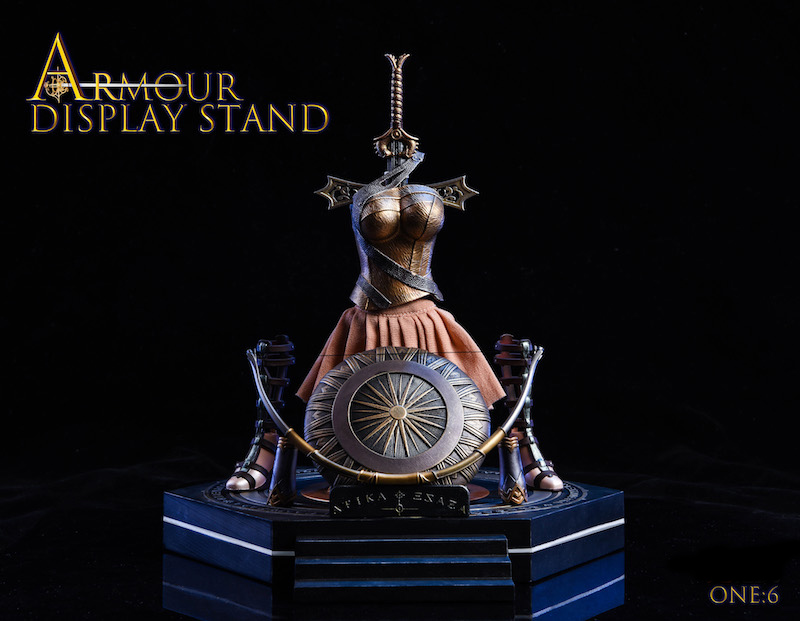 TYStoys SJT-B 1/6 Armour Display Stand - Amazon female fighter Training Armor