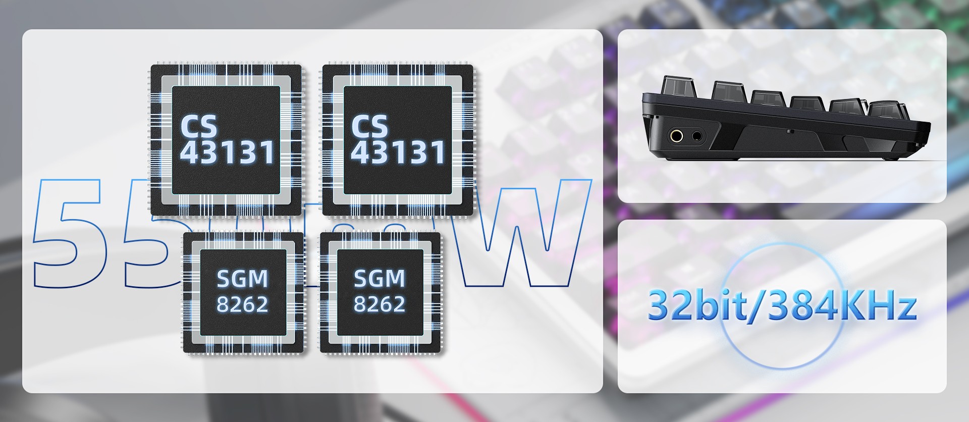 FiiO KB3 คียบอร์ดพร้อม DAC/AMP ระดับเทพในตัว ประกันศูนย์ไทย