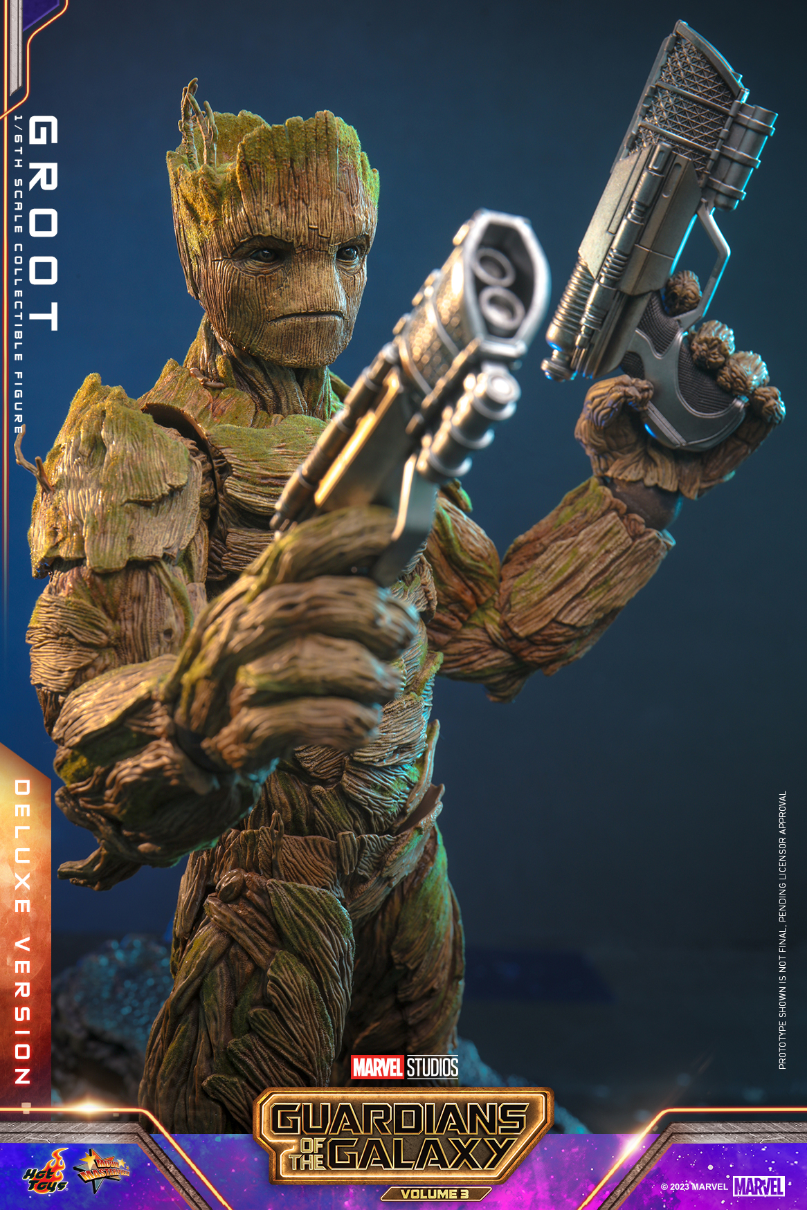 Hot Toys MMS707 1/6 Guardians of the Galaxy Vol. 3 - Groot (Deluxe Version)