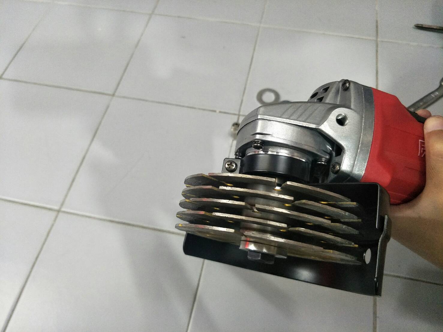 G14 ชุดแปลงหินเจียรเป็น เครื่องเซาะร่องสายไฟ เซาะร่องคอนกรีต พร้อมใบตัด