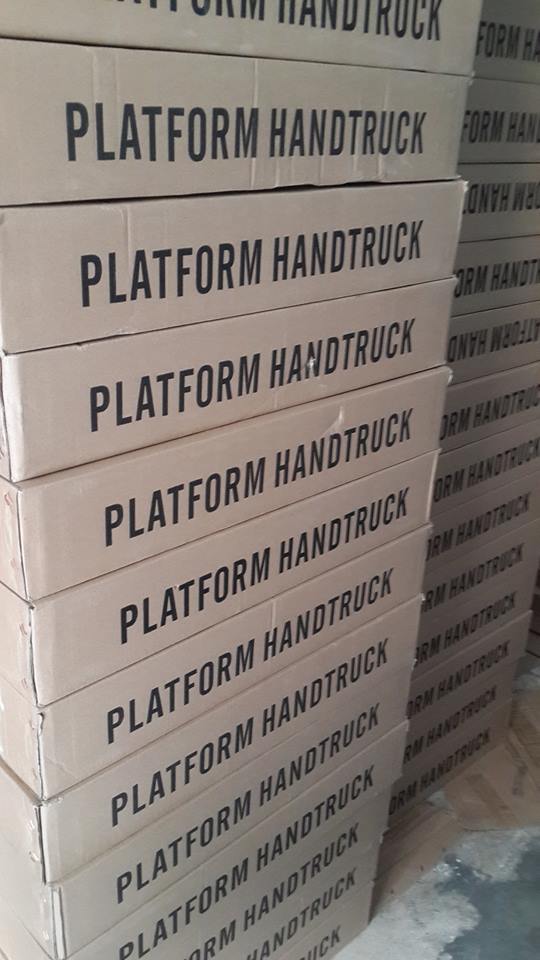 รถเข็นของพับได้ ล้อยาง 4 ล้อ รับน้ำหนักได้ 150 กิโลกรัม