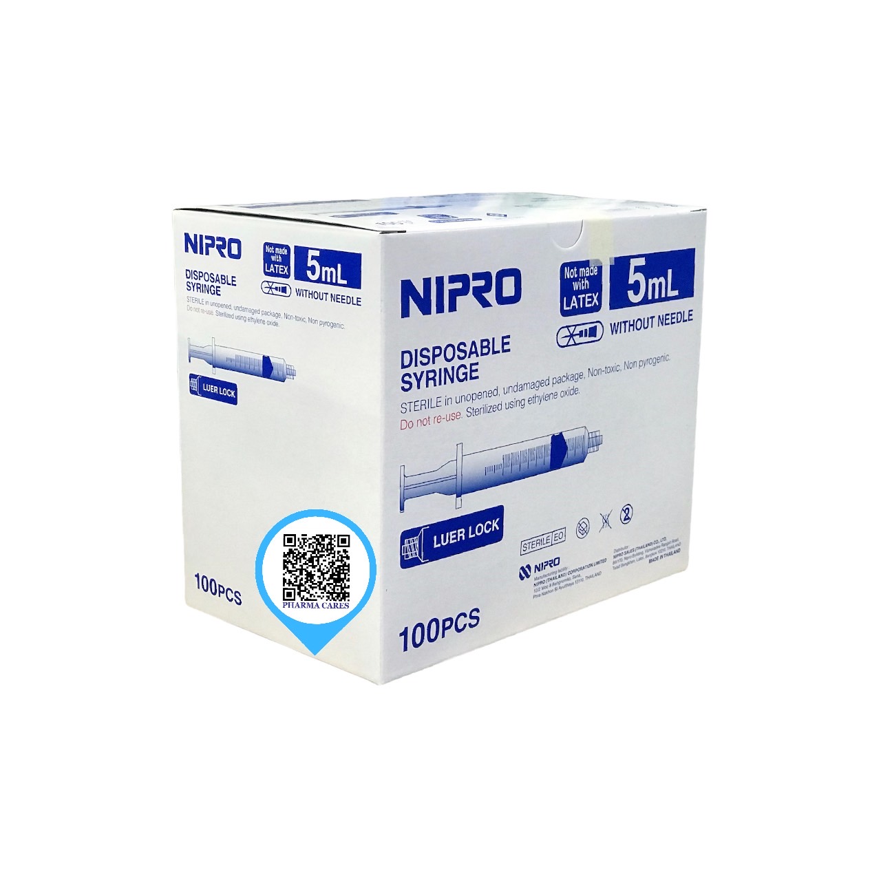 Nipro Syringe 5 ml หัวล็อค